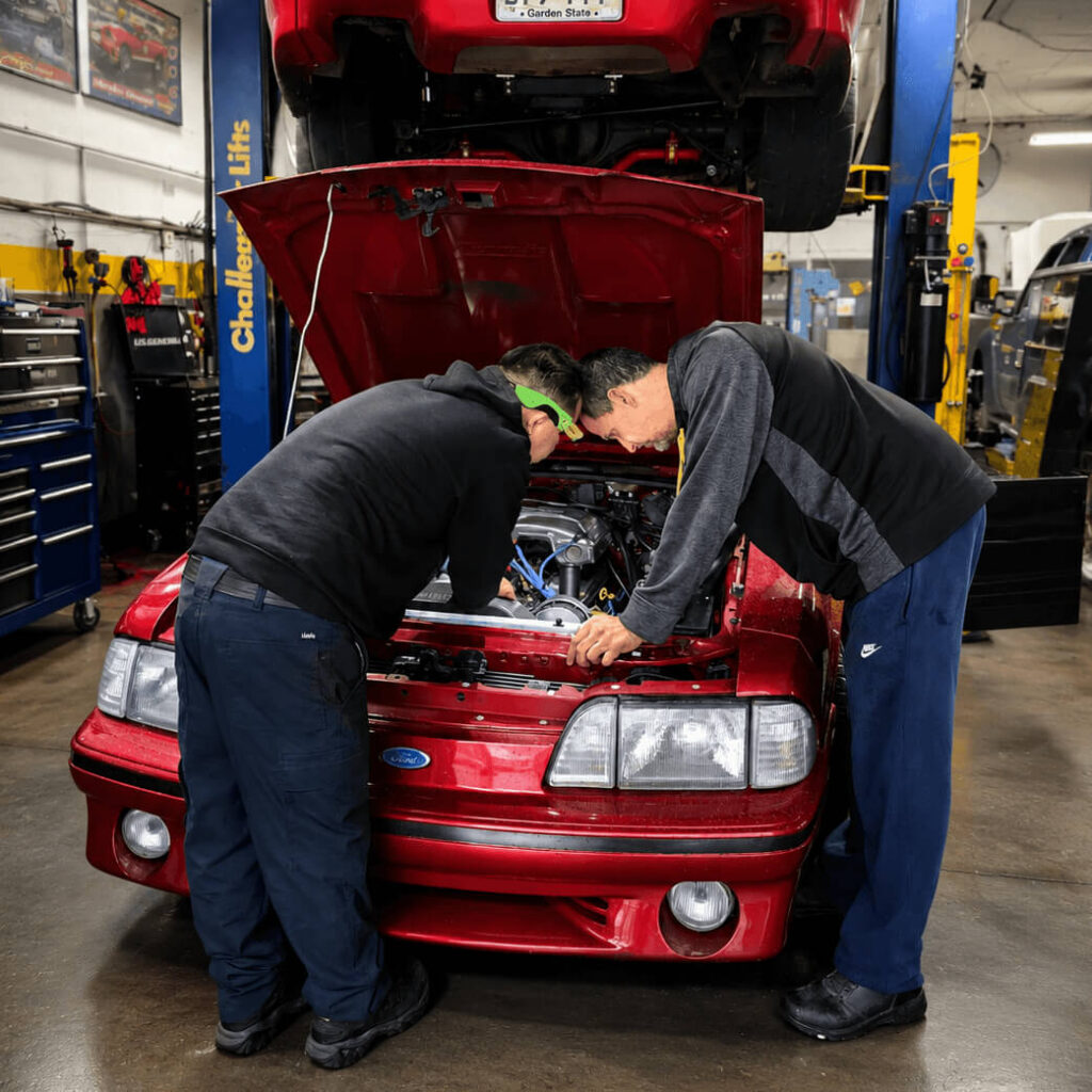 All in One garage with mechanics